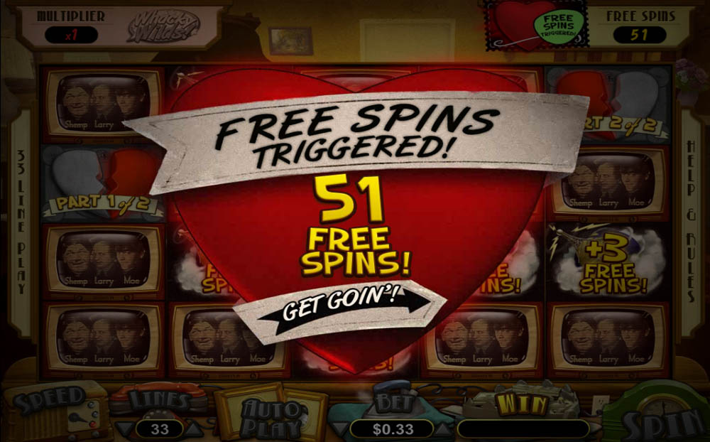 Free Spins in The Brideless Groom Slot